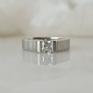 Tension Diamond Engagement Ring