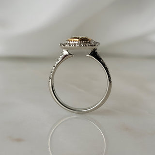 Natural Yellow Diamond Ring