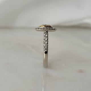 Natural Yellow Diamond Ring