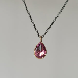 Pink Sapphire Necklace