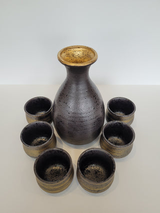 Sake Set-Gold