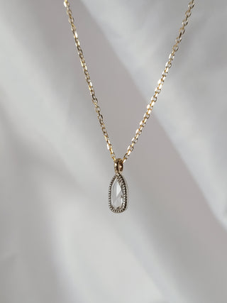Pear Shaped Diamond Necklace