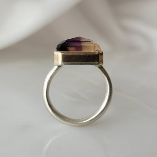 Bi-Colour Amethyst Ring