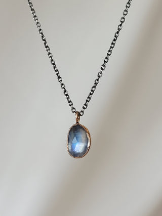 Moonstone Drop Necklace