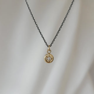 Petite Yellow Star Diamond Necklace