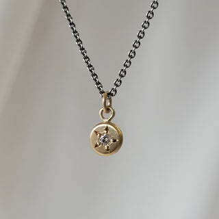 Petite Yellow Star Diamond Necklace