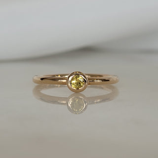 Yellow Sapphire Ring