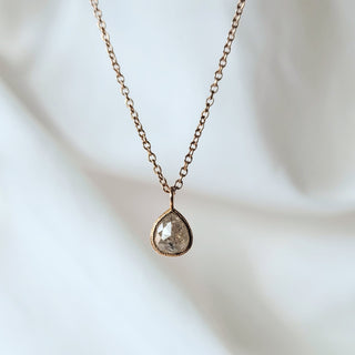 Salt and Pepper Diamond Necklace