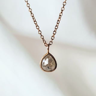 Salt and Pepper Diamond Necklace