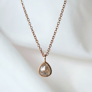 Salt and Pepper Diamond Necklace