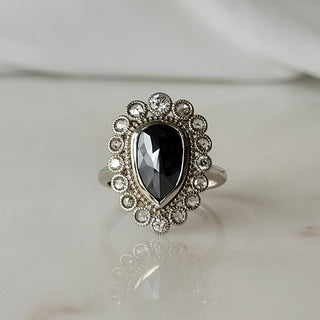 Black Diamond Statement Ring