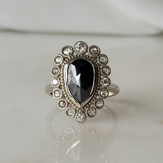 Black Diamond Statement Ring
