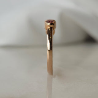 Padparadscha Sapphire Ring