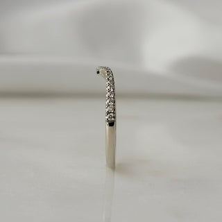 White Gold Diamond V-Band