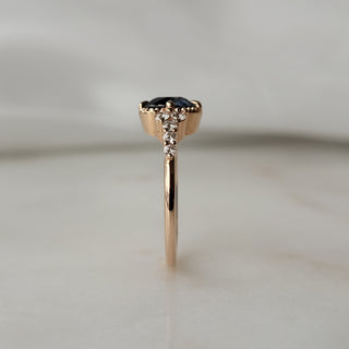 Montana Sapphire and Diamond Ring
