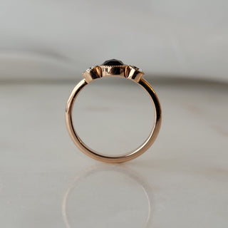 Black and White Diamond Ring