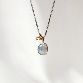 Grey Star Sapphire Necklace