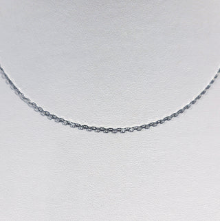 White Gold Anchor Chain