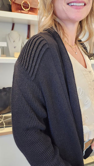 Long Cartier Sweater - Black