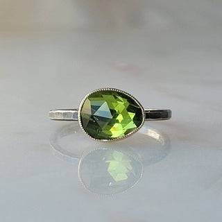 Peridot Statement Ring