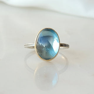 Aquamarine Statement Ring