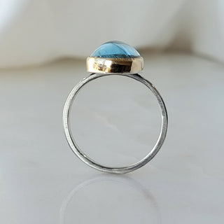 Aquamarine Statement Ring