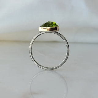 Peridot Statement Ring
