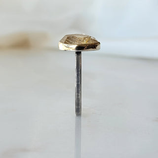 Golden Rutilated Quartz Statement Ring