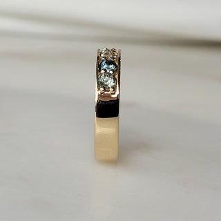 Seven Stone Sapphire Ring
