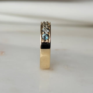 Seven Stone Sapphire Ring