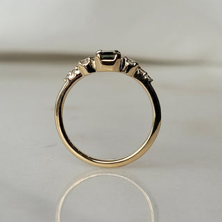 Emerald Cut Sapphire Ring