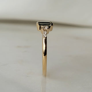 Emerald Cut Sapphire Ring