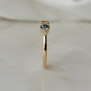Blue Sapphire Trinity