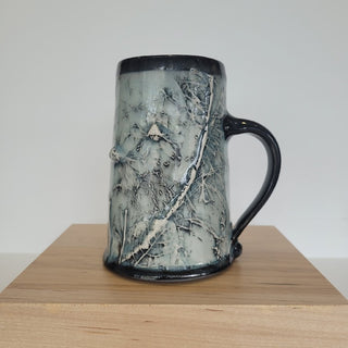 Dark Rim with Meadow Imprint Mug 4