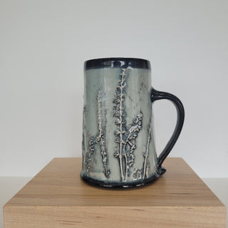 Dark Rim with Meadow Imprint Mug 3