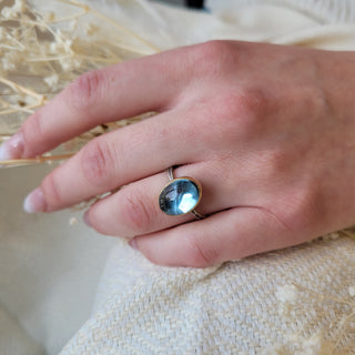 Aquamarine Statement Ring