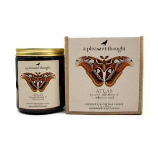 Atlas | Spiced Whiskey & Tobacco Oud - Jar Candle