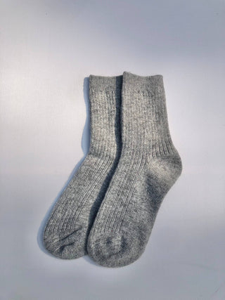 Iceland Wool Socks - Mushroom