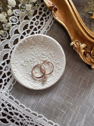 Floral Lace Ring Dish
