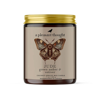 Jude | Green Amber & Vetiver - Jar Candle