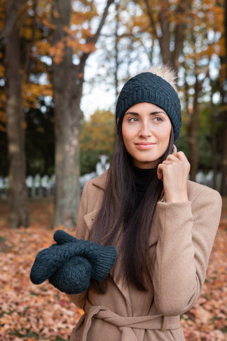 Palermo Wool Mittens - Ocre
