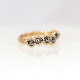 Barnacle Salt & Pepper Diamond Ring