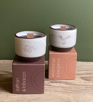 Saffron & Tobacco Candle - Bird