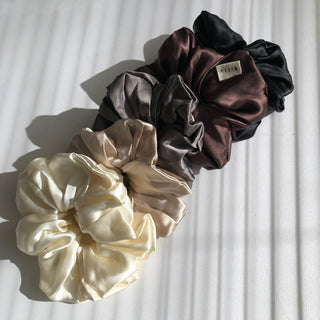 Pure Silk Scrunchies - Neutrals