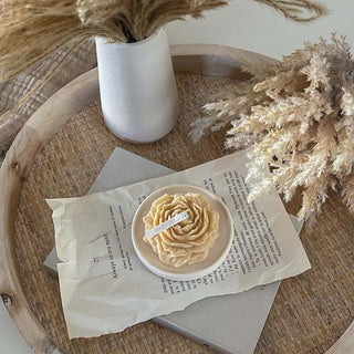 Peony Candle - Latte