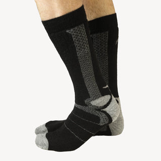 Alpaca Socks- Explorer- Black/Grey