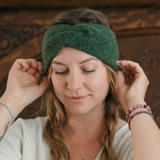 Twisted Alpaca Headband - Woodland