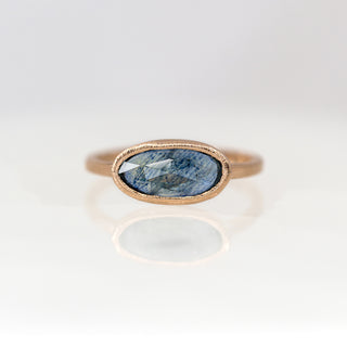 Australian Sapphire Rose Gold Ring