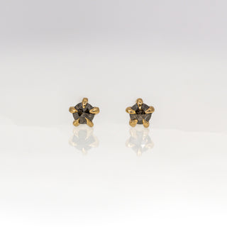 Moondew Salt & Pepper Diamond Stud