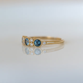 Blue Sapphire Trinity